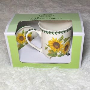 🌻 Portmeierion Botanic Garden Sunflower 🌻 Mug & Coaster Set 12oz 🌻 NWT 🌻